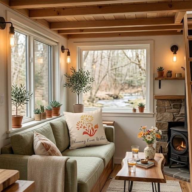 Warm Floral Growth Cushion (Creator Uploaded)