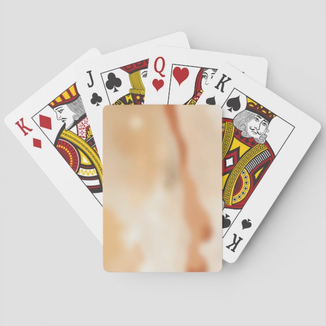 Warm Flow Abstract Playing Cards (Back)