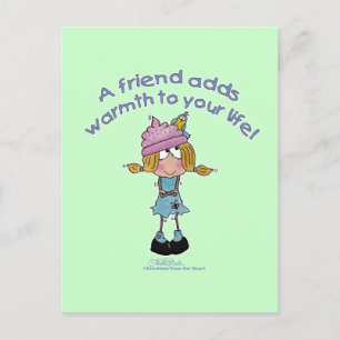 Warm Friends! Postcard