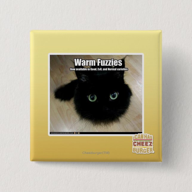 Warm Fuzzies 15 Cm Square Badge (Front)