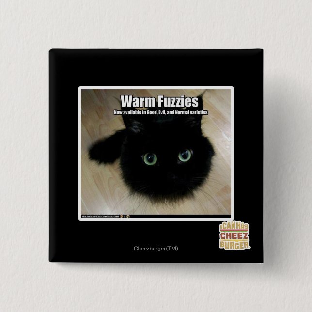 Warm Fuzzies 15 Cm Square Badge (Front)