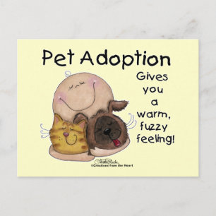 Warm, Fuzzy Feeling! Postcard