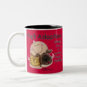 Warm, Fuzzy Feeling! Two-Tone Coffee Mug