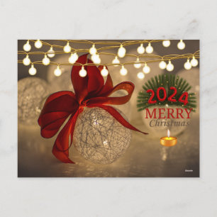 Warm Glow of Christmas 2024 Holiday Postcard