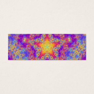 Warm Glow Star Bright Colour Swirl Kaleidoscope