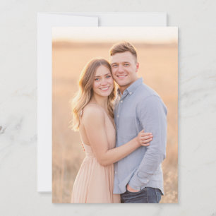 Warm Golden Hour Photo Invitation