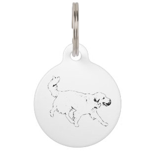 Warm Golden Spirit Pet Tag