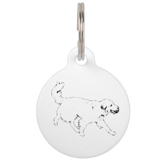 Warm Golden Spirit Pet Tag