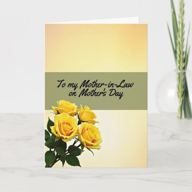 Warm Gradient Mothers Day Card (Front)