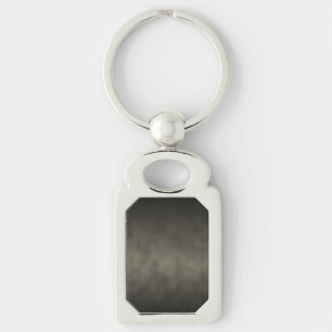 Warm Gray Goth Ombre Background Art Key Ring