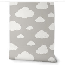 Warm Grey and White Cloudy Sky