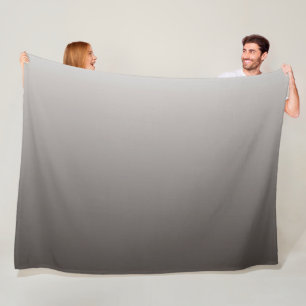 Warm Grey Light to DeepTones Fleece Blanket