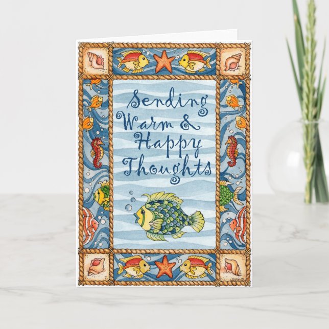 Warm & Happy Thoughts - Greeting Card (Front)