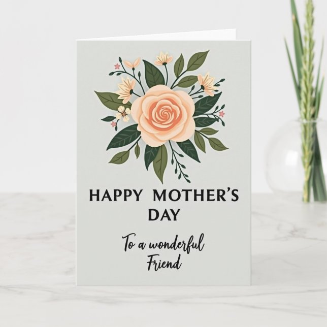 Warm Heart Mothers Day Card (Front)
