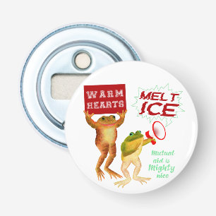 Warm Hearts Melt Ice Bottle Opener