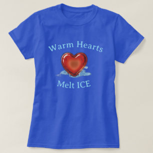 Warm Hearts Melt Ice Graphic T-Shirt   Kindness 