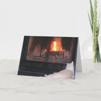 Warm Holiday Thoughts Card