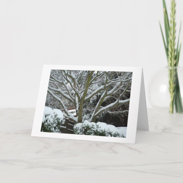 Warm Holiday Wishes Card (Front)