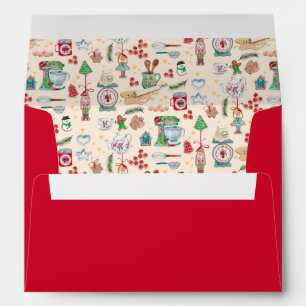 Warm Holiday Wishes Cookies Envelope