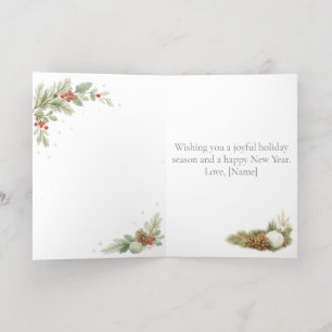 Warm Holiday Wishes Design