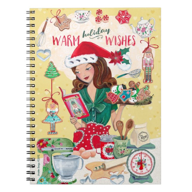 Warm Holiday Wishes | Recipe | Photo Notebook (Front)