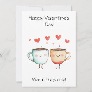 Warm Hugs Only! – Cosy & Cute Valentine’s Greeting Card