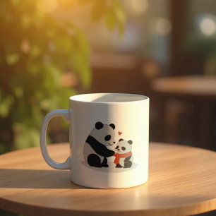 Warm Hugs, Panda Love Coffee Mug