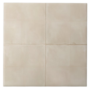 Warm Ivory Handmade Glazed Squares Tile