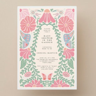 Warm light Garden Baby Shower Invitation