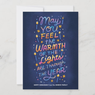 Warm Lights Holiday Card