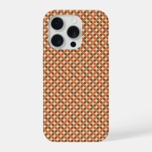 Warm Mid-Century Retro Boomerang Atomic iPhone 15 Pro Case