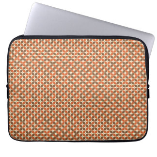 Warm Mid-Century Retro Boomerang Atomic Laptop Sleeve