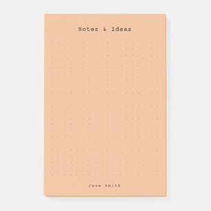 Warm, minimalist and personalised retro aesthetic post-it notes