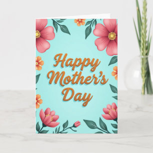 Warm Mothers Day Blossom Card