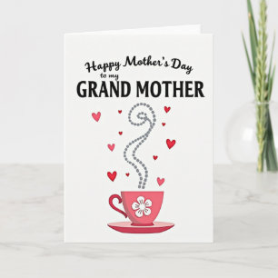 Warm Mothers Day Teacup Card
