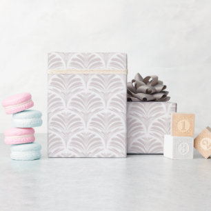Warm Neutral Art Deco   Minimalist Modern Wrapping Paper