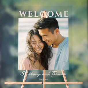 Warm Neutral Minimalist Portrait Acrylic Sign