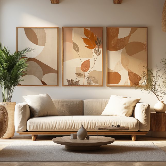 Warm Neutral Tones Art Set | Rustic Minimal Prints (Creator Uploaded)