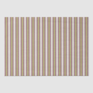 Warm Neutrals Vertical Candy Stripes Craft Tissue Paper