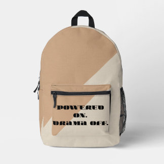 Warm oat and cloud white AI Print Cut Sew Bag
