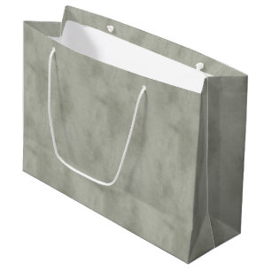 Warm Olive Green Christmas Large Gift Bag