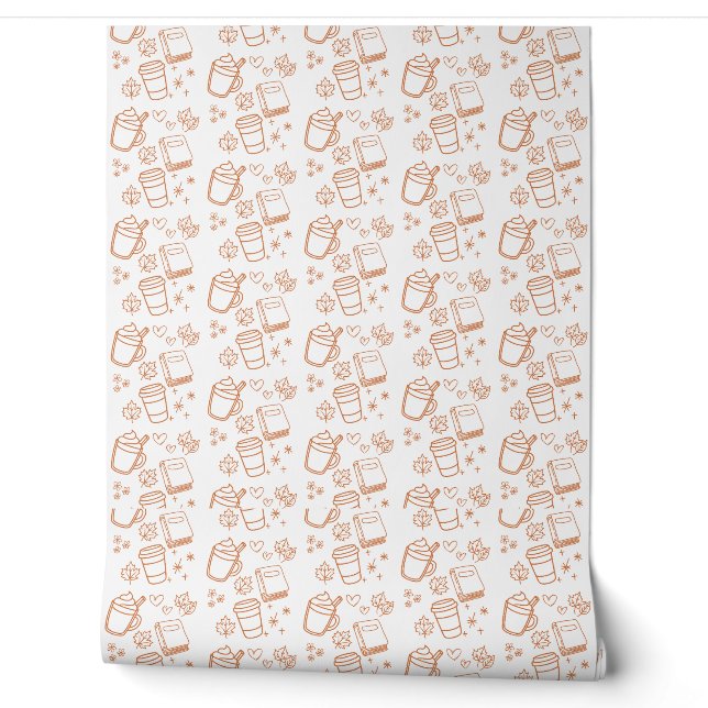  Warm Orange Fall Wallpaper (Unrolling)