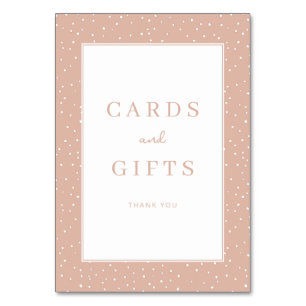 Warm Peach Minimalist Thank You Card