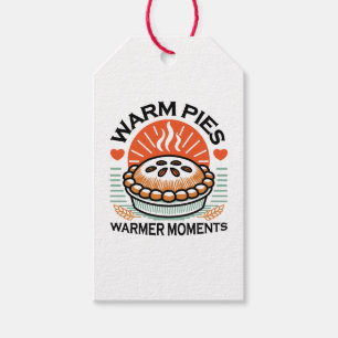 Warm Pies Warmer Moments – Cosy Autumn Design Gift Tags