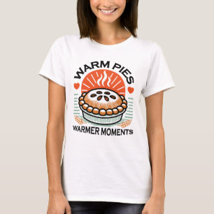 Warm Pies Warmer Moments – Cosy Autumn Design T-Shirt