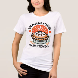 Warm Pies Warmer Moments – Cosy Autumn Design Tri-Blend Shirt