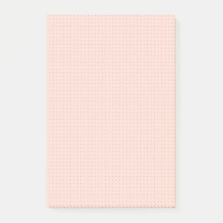 Warm Pink Dot Grid Darker Notes