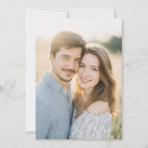 Warm Romantic Photo Invitation