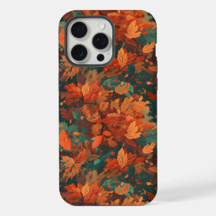 Warm Rustic Watercolor Leaves - Boho Aesthetic iPhone 15 Pro Max Case