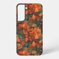 Warm Rustic Watercolor Leaves - Boho Aesthetic
